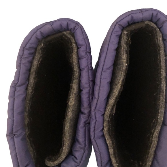 Sorel Snow Glider Waterproof Women/Girls Boot Sz. 6 Purple Removable Wool Liners - Picture 4 of 8